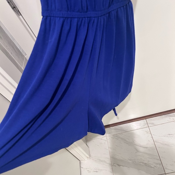 Zenana Royal Blue Sleeveless Romper – Size Small - Picture 3 of 3